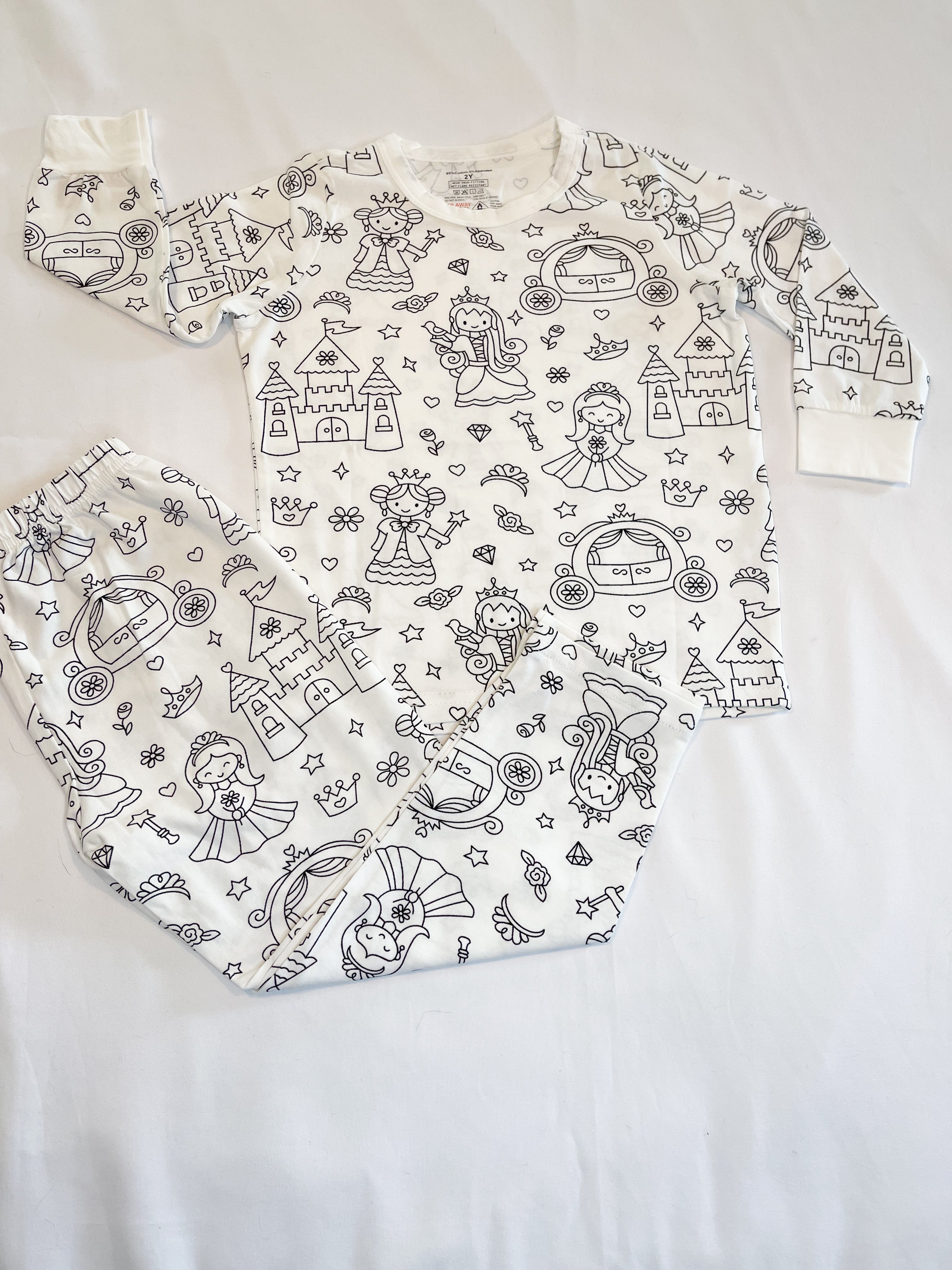 ENCHANTED SLUMBER - COLORABLE PAJAMAS