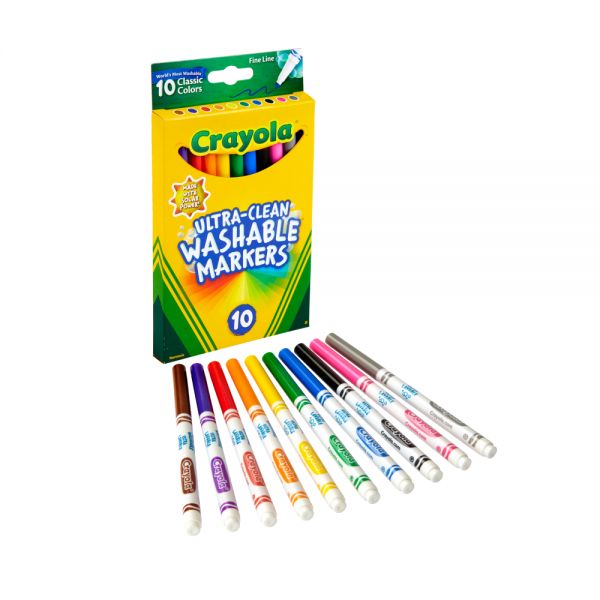 CRAYOLA ULTRA-CLEAN WASHABLE MARKERS